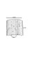 Opviq Lámpara de Pared 8852-6 Beige y Negro